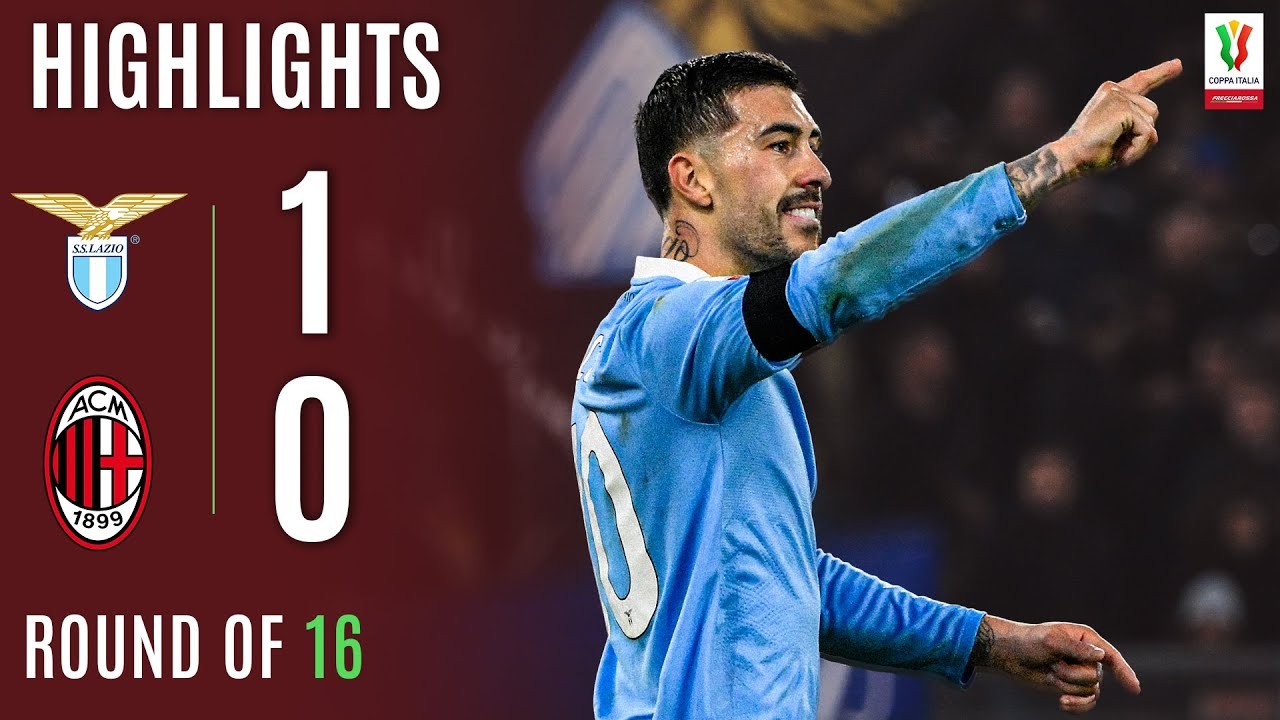 #ไฮไลท์ฟุตบอล [ ลาซิโอ้ 1 - 0 เอซี มิลาน ] โคปปา อิตาเลีย คัพ 2025/5.12.68