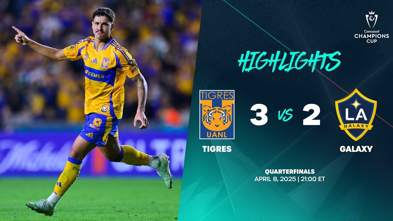 #ไฮไลท์ฟุตบอล [ ไทเกรส ยูเอเอ็นแอล 3 - 2 แอลเอ กาแลกซี่ ] คอนคาเคฟ แชมเปี้ยนส์ คัพ 2025/9.4.68
