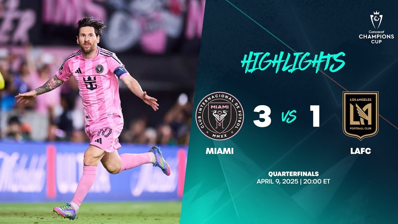 #ไฮไลท์ฟุตบอล [ อินเตอร์ ไมอามี่ 3 - 1 ลอสแอนเจลิส เอฟซี ] คอนคาเคฟ แชมเปี้ยนส์ คัพ 2025/10.4.68